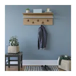 Nástěnný věšák ROLKER 90x31,4 cm hnědá (bazar)