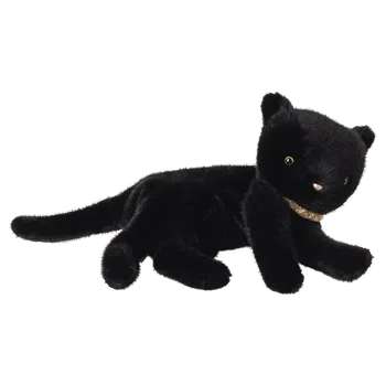 plyšák Maileg Plyšové koťátko spinkací Black Maileg Sleeping Kitten Plush, Medium - Black