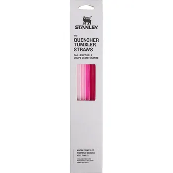 Termohrnek Brčka pro Stanley Quencher H2.O FlowState 1,18L Pink - 4 kusy