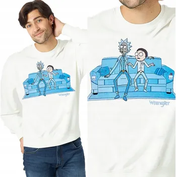 Pánská mikina WRANGLER RICK&MORTY PÁNSKÁ MIKINA S POTISKEM LOGA M