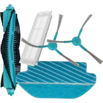 Sada příslušenství pro robotický vysavač HEPA filtr, kartáče a mop k vysavači CECOTEC Conga 3590 5ks sada modrá