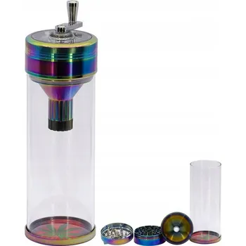 Kuchyňský mlýnek Drtička s Kličkou a Strojek na Balení Jointů/Cigaret