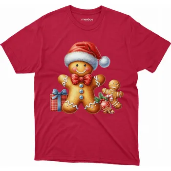 Chlapecké tričko Meeboo dětské tričko červené bavlna velikost 104