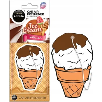 Vůně do auta VŮNĚ DO AUTA AROMA CAR ICE CREAM VANILLA (VANILKA)
