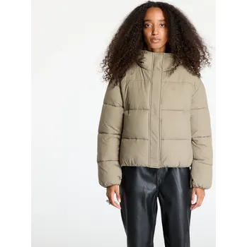 Bunda Calvin Klein Jeans Logo Short Hooded Puffer Jacket Gray XL