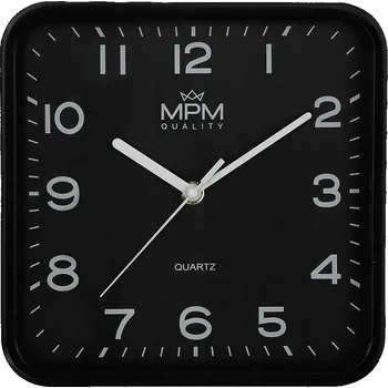 Hodiny Nástěnné hodiny MPM černé 22 cm