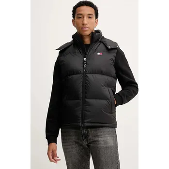 Dámská vesta Péřová vesta Tommy Jeans DM0DM22068 černá 99X, vel. L