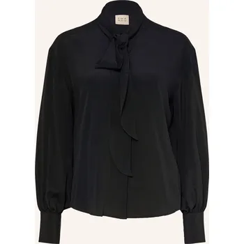 Dámská halenka Émanou Dámská Hladká Halenka S Hedvábím, černá, 40