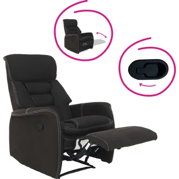 Obývací pokoj Relaxační křeslo, látka, KOMFY