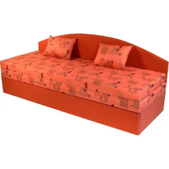 Postel Válenda s úložným prostorem, molitanová, 75x195 cm, KARA