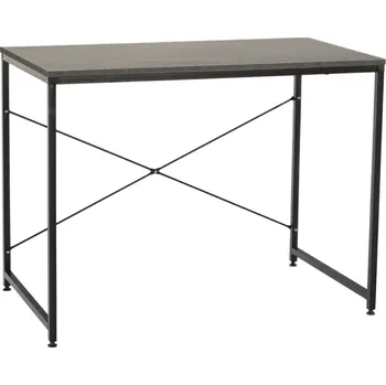 Psací stůl Psací stůl, beton/černá, 90x60 cm, MELLORA
