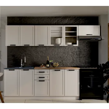 Kuchyňská linka Kuchyňská linka, 2,6 m, kašmír/dub wotan, ELGIA