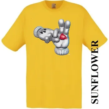 Pánské tričko levne-bavlnene-vtipne-tricko-potisk-sex Barva: Yellow - žlutá, velikost: XXL