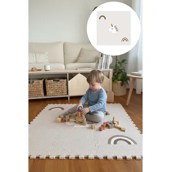 Minideckfloor podlaha 9 dílů - jednorožec a duhy 24-9-03