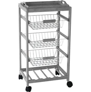 Servírovací stolek Servírovací stolek, šedá, HURIT