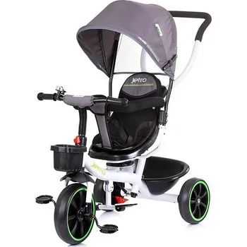 Dětské vozidlo CHIPOLINO Tříkolka se stříškou Jetro 2v1 Glacier