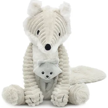 plyšák Ptipotos Plyšová polární liška Frimou (máma s miminkem) 37 cm