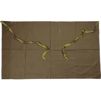 Kuchyňská zástěra ARMÁDNÍ ORIGINÁL Vojenská zástěra do pasu kuchařská hnědá ČSLA originál