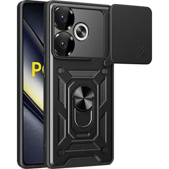 Pouzdro na mobilní telefon Techsuit CamShield Series Xiaomi Poco F6 Černá