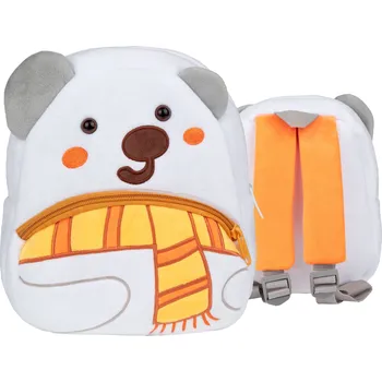 Školní batoh Školní batoh jednokomorový Alessio bílý