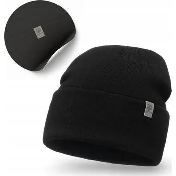 Čepice PaMaMi Zimní čepice beanie černá, univerzální velikost