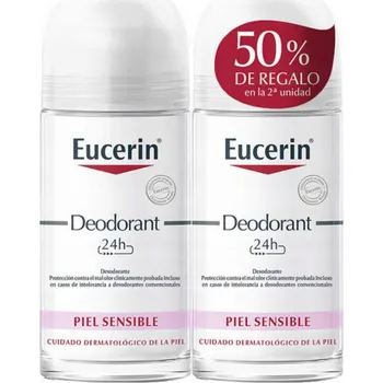 Kuličkový deodorant Eucerin 2 kusy Piel Sensible pro citlivou pokožku