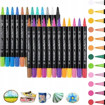 FIXY FIXY NA RŮZNÉ POVRCHY 24 KS AKRYLOVÝCH POPISOVAČŮ