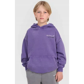 Chlapecká mikina Dětská mikina 4F bavlna velikost 140