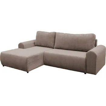 Sedací souprava Sedací souprava, hnědá, levá, VELINA ROH