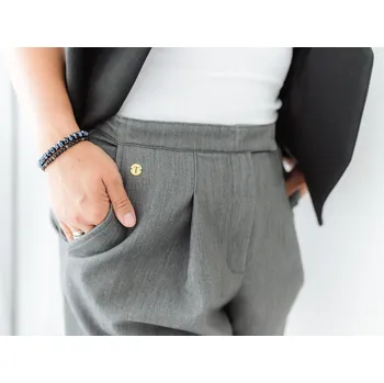 Pánské kraťasy Tedy's Nadčasové kraťasy Barva: Šedá, Velikost: 40