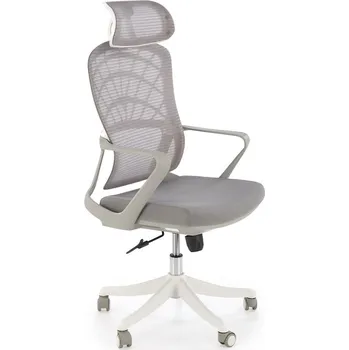 Kancelářská židle Halmar VESUVIO šedá-bílá