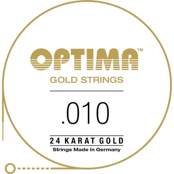 Struna pro kytaru a smyčcový nástroj Optima Optima struny pro akustickou kytaru Gold StringsE1.010 GPS010 7449