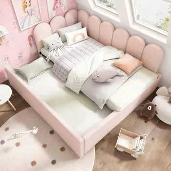 Postel Jednolůžková dřevěná postel Arhatreya 90x200 cm šedá