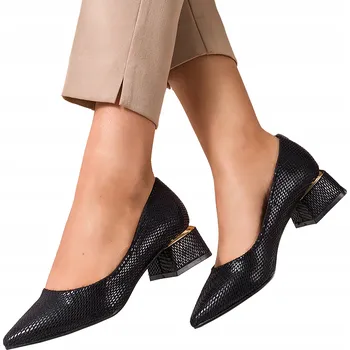 Dámské lodičky Casu dámské lodičky na blokovém podpatku, velikost 38