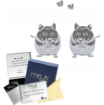 Náušnice Stříbrné Náušnice KŘEČEK S Věnováním