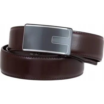 Opasek Pásek Pánský kožený Kaletnik do obleku Automat 3,5 cm 130 cm