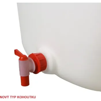 výroba alkoholu PŘÍSLUŠENSTVÍ - VÝPUSTNÝ KOHOUTEK PE 16/19 MM K POTRAVINÁŘSKÝM SUDŮM NA VÍNO - FA 002