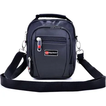 Černá MALÁ Pánská Taška SASZETKA přes rameno Sportovní Brašna PŘES RAMENO