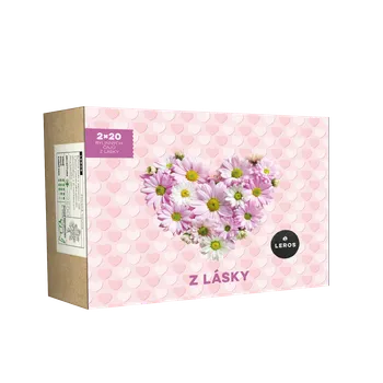 Čaj Leros Dárková sada Z lásky 6 76 g
