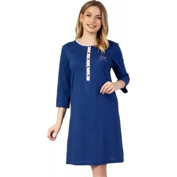 Dámské noční prádlo Dámská noční košile 139/41 REGINA granát (modrá) 3XL