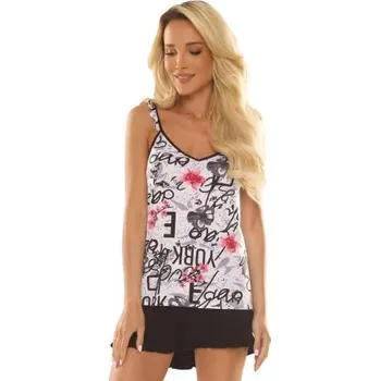 Dámské pyžamo Dámské pyžamo Soled 655 LAFENSE granát (modrá) M