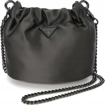 Kabelka Guess šedá látková kabelka typu vak