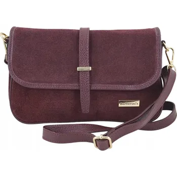 Barberinis kabelka přes rameno pravá semišová kůže červená