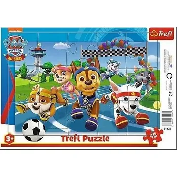 Puzzle Trefl Puzzle 15 dílků Užiteční pejsci