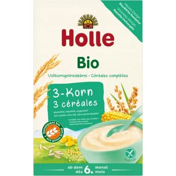 Mouka Nemléčná kaše 3 obiloviny Holle bio 250 g od 6. měsíce