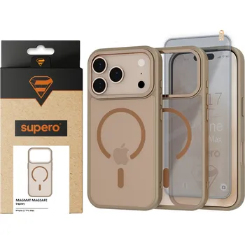 Pouzdro na mobilní telefon Zadní Kryt SUPERO pro Apple iPhone 17 Pro Max hnědý