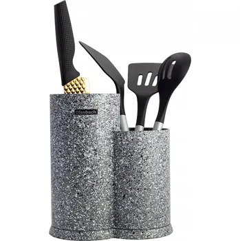 Stojan na nože Stojan nože Ofenbach 23 cm šedý plast