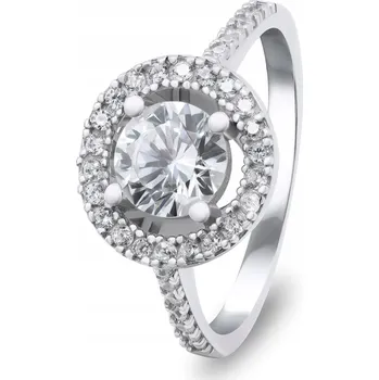 Prsten Stříbrný zásnubní prstýnek Brilio GR003W