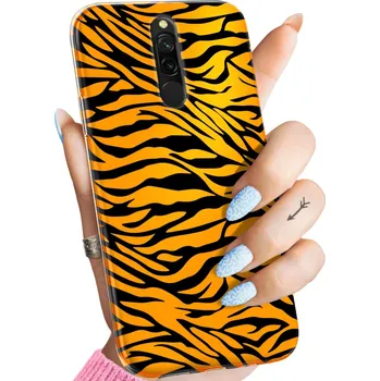 Pouzdro na mobilní telefon Zadní Kryt Hello Case pro Xiaomi Redmi 8 oranžový