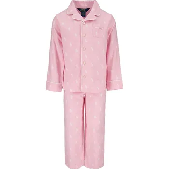 Dámské pyžamo Dětské bavlněné pyžamo Polo Ralph Lauren růžová barva, 3P0150 30X, vel. 117-123